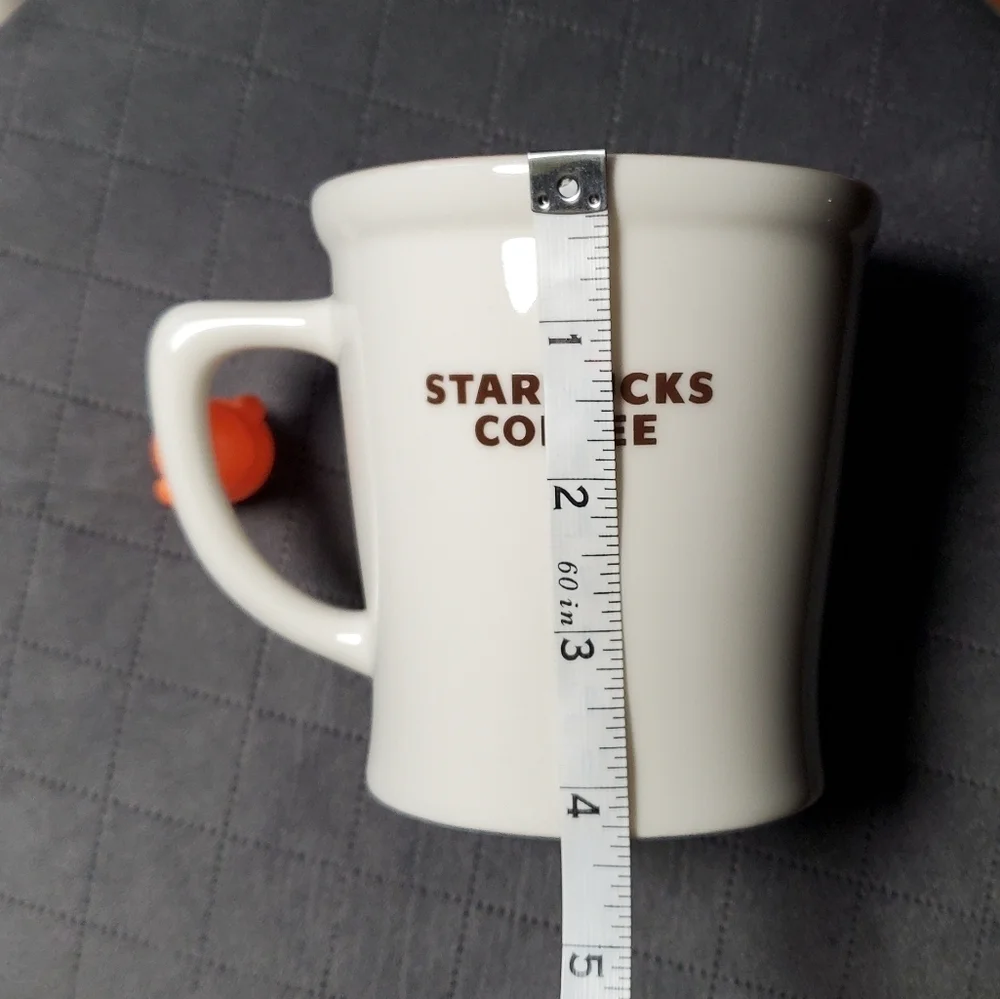 Starbucks Bone China Brown and White Mug 2009